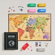 WS Game Company RISK, Trouble, and Guess Who? Vintage Board Game Bookshelf Collection