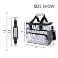thumbnail image 3 of FORMRS Insulated Cooler Bag 24 Cans Capacity Soft Leakproof Lunch Box with Side Pockets, Watercolor Lavender Pattern, 3 of 7