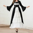 thumbnail image 2 of VOGUES Renaissance Dress Courtly Princess Dress - Black S Festival Outfits For Women, 2 of 4