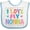 White and Blue, variant on Inktastic I Love My Nonna Baby Clothes Girls Baby Bib