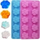 thumbnail image 4 of Molde de silicona de grado alimenticio para huellas de patas, SourceTon, juego de 4 paquetes reutilizables para perro, gato, animal, pata, helado, caramelo, chocolate, molde para hornear, 4 of 5