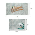 thumbnail image 5 of Sussex Home US States Design Non Skid Washable Kitchen Runner Rugs Set of 2 - Multipurpose Low Pile Area Rugs for Laundry Room, Entryway, Bathroom - Set of 44 x 24 and 31.5 x 20 Inches Floor Mats, 5 of 8