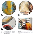 thumbnail image 3 of Designart "Cow Majestic Bovine composition II" Animals Metal Wall Art Set, 3 of 5