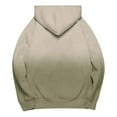 thumbnail image 5 of VOONCAS Women's Khaki Ombre Hoodie 2XL - Oversized Stretchy Fit with Kangaroo Pocket, Trendy Casual Lounge Hoodie for Layering, 5 of 5
