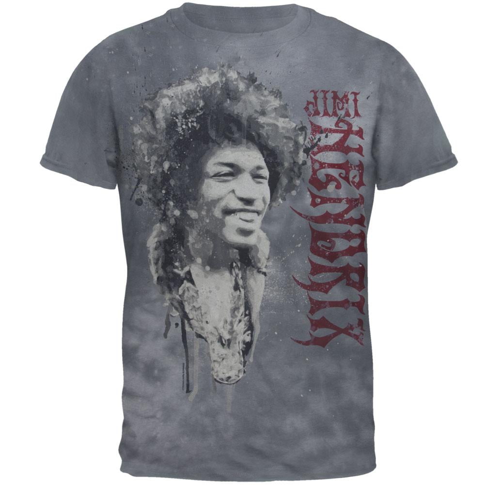 Old Glory - Jimi Hendrix - Portrait Tie Dye Mens T Shirt Grey 2XL - Walmart.com - Walmart.com