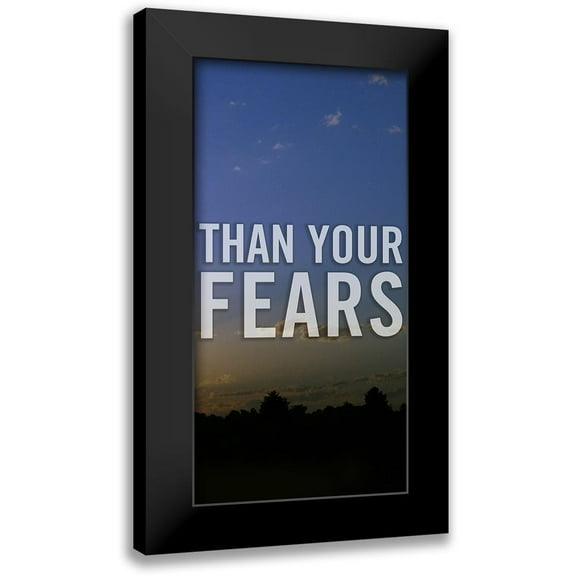 Tyrrell, Lu Anne 9x14 Black Modern Framed Museum Art Print Titled - Let Your Faith Panel C