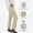 Beige, variant on Women's High Waist Dress Pants Slim Fit Straight Leg Office Trousers with Pockets Green 2XL