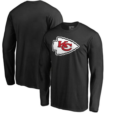 Kansas City Chiefs NFL Pro Line by Fanatics Branded Team Primary Logo Long Sleeve T-Shirt - (Best Sports Team Logos)