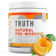 Natural Pre Workout Powder- For Men & Women - Boost Muscle Strength & Endurance (Orange/Tangerine)