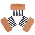 thumbnail image 2 of Miangastore Softball Plate Brush Rectangular Light Brown 3Set 6.2X5.4Cm, 2 of 8