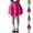 Hot Pink, variant on uublik Ruffle Skirts for Girls Hot Pink Mini Skirts High Elastic Waisted Tiered Ruffle Skirt Size 3T-12