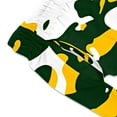 thumbnail image 6 of Green & Yellow Camouflage Swim Trunks For Men, 6 of 6