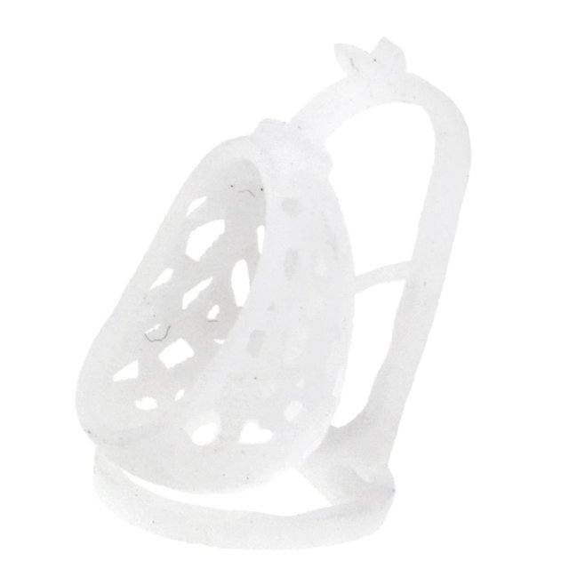 Mini Silla De Oscilación En Miniatura Modelo De Escala Color Blanco Muebles Para Modelismo Modelos De De Arena 1.3cm Zulema Diseño de paisaje en miniatura
