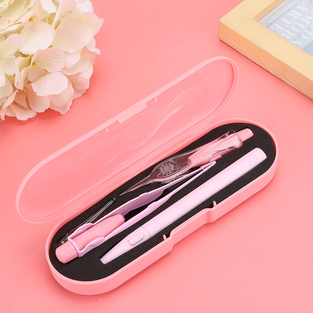 Cergrey Earpick Set, Ear Wax Cleaner, 3pcs/Set LED Flashlight Ear Wax