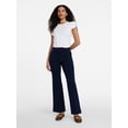 thumbnail image 3 of Time and Tru Women's Cropped Flare Pants, 26" Inseam, Size XS-XXXL, 3 of 6