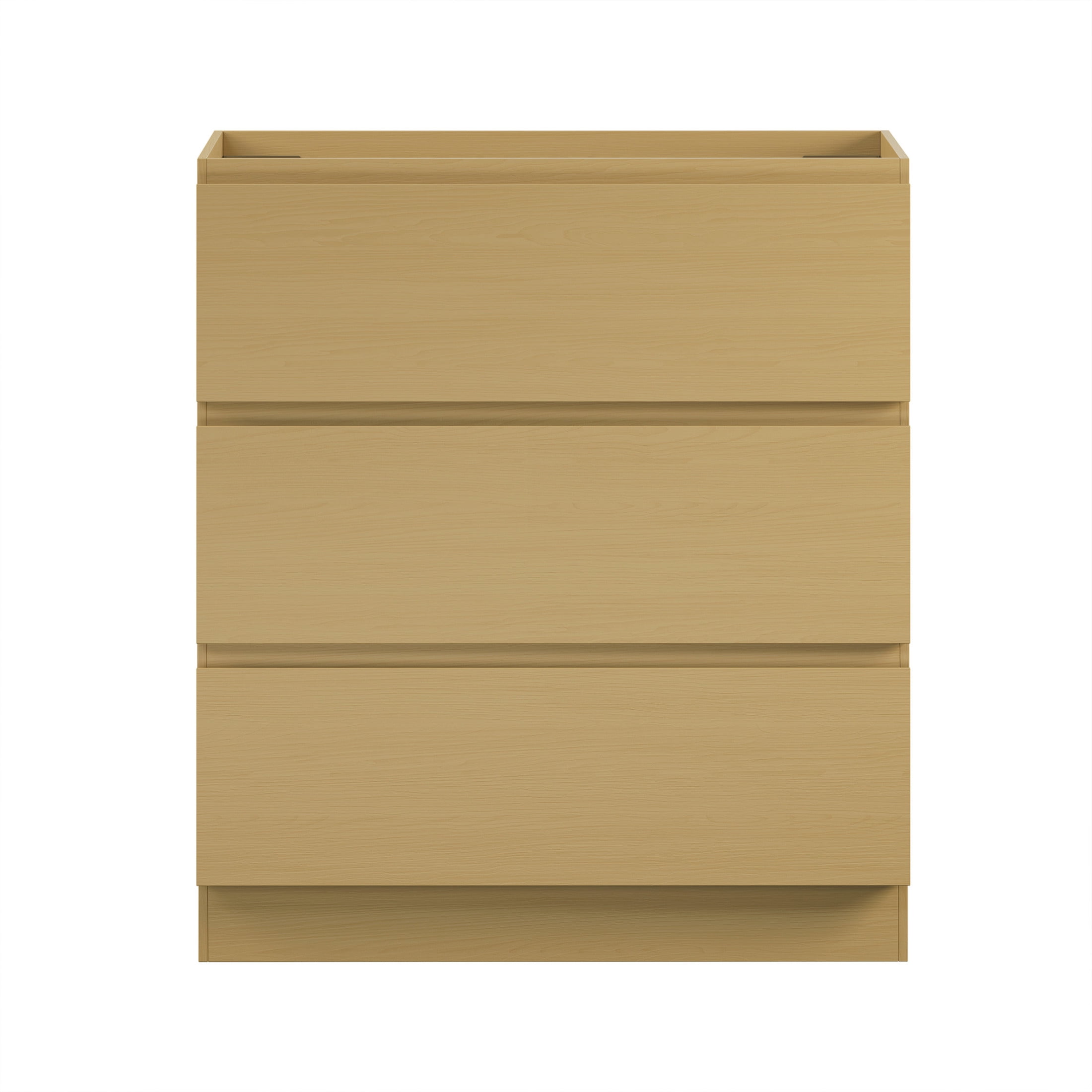 Liberte 30" Freestanding Bathroom Vanity Cabinet without Top in Natural Oak