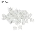 thumbnail image 3 of 2.0mm Connector 4 Pin Male Adapter Right Angle Pin Header White Socket for Wire to Board Connection, 50 Pack, 3 of 7