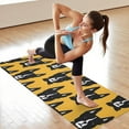 thumbnail image 6 of Boston Terrier Hot Yoga Mat Towel Non Slip for Hot Yoga - Quick-Drying Yoga Mat Cover with 4 Corner Pockets with Travel Bag - Hot Yoga Towel Non Slip Grip Moisture Wicking Sweat 70"x26", 6 of 6