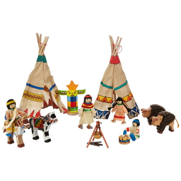 GoKi 51911 (-) (-) Flexible Puppets, Indian Camp, Mixed