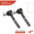 thumbnail image 6 of A-Premium 9Pcs Front Suspension Kit, Upper Lower Ball Joint, Inner Outer Tie Rod End, Idler Arm, Compatible with Nissan Pathfinder 1987-1992, Pickup 1995-1997, D21 1986-1994, 6 of 9
