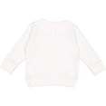 thumbnail image 2 of Rabbit Skins Toddler Fleece Crewneck Sweatshirt, 56, White, 2 of 5