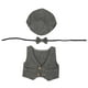 thumbnail image 2 of Ropa para bebés de un mes, chaleco de tres piezas, ropa de fotografía para bebés, chaleco para bebés optimizado para la excelencia, 2 of 14