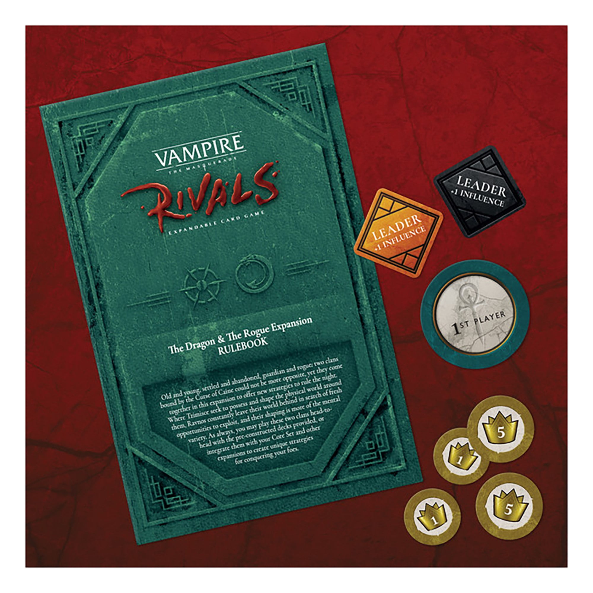  Renegade Games Studios Vampire: The Masquerade Rivals - The  Wolf & The Rat Game Expansion - 2-4 Players, Ages 14+, 30-70 Min Game Play  : Toys & Games