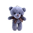 thumbnail image 1 of Car Keychain Kawaii Cute Small Gift Bag Accessories Bear Toy Backpack Pendant Bear Plush Toy Plush Keyring Stuffed Toy Siamese Bear Doll Bear Plush Keychain Teddy Bear Plush Toy GREY, 1 of 8