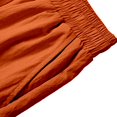 thumbnail image 6 of FRSASU Linen Shorts for Men Casual Summer Relaxed Fit Drawstring Waist Lightweight Hawaii Bermuda Shorts with Pockets Orange, 6 of 9