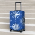 thumbnail image 4 of Cauagu Compass Print Travel Luggage Cover,Travel Dust-proof Suitcase Cover Softside Suitcase Protector for 18-32inch,Not Included Suitcase, 4 of 8