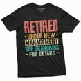 thumbnail image 3 of Men's Grandpa funny T-shirt retired grandpa grandkids tee shirt Papa gift retirement tee (4X-Large Grey), 3 of 7