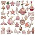 thumbnail image 4 of 31Pcs/Set Fruit Animal Mixed Enamel Charms Pendants DIY Jewelry Making Craft, 4 of 5