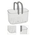 thumbnail image 4 of Clear Hand Basket, Versatile Fruit Storage Basket   Safe PET  For Camping, 4 of 8