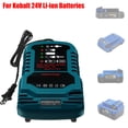 thumbnail image 2 of Portátil Mini Rápido Charger Herramienta Eléctrica Batería Charger Compatible para Green*works Baterías de Litio de 24V Enchufe US, 2 of 9