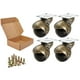 thumbnail image 1 of Ruedas giratorias ENYKE de 1,5 pulgadas para muebles, 82 kg, juego de 4, 1 of 5