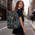 thumbnail image 6 of Bulopur Graffiti Kids Backpack for Boys, Cool School Bag Lightweight/Breathable/Durable/Waterproof Multi-Pocket Book Bag for Kids, 6 of 7