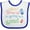 White and Royal, variant on Inktastic Gymnast Future Boys or Girls Baby Bib