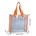 thumbnail image 3 of Transparent Fashion Tote Shoulder Bag For Women Beach Gym Shopping Travel, 3 of 3
