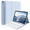 Blue, variant on SZPSGC Keyboard Case for iPad Air 11-Inch M3/M2 (2025/2024), iPad Air 5th/4th (10.9-Inch 2022/2020) with Pencil Holder, Magnetic Detachable Bluetooth Keyboard, TPU Back Stand Cover,Blue