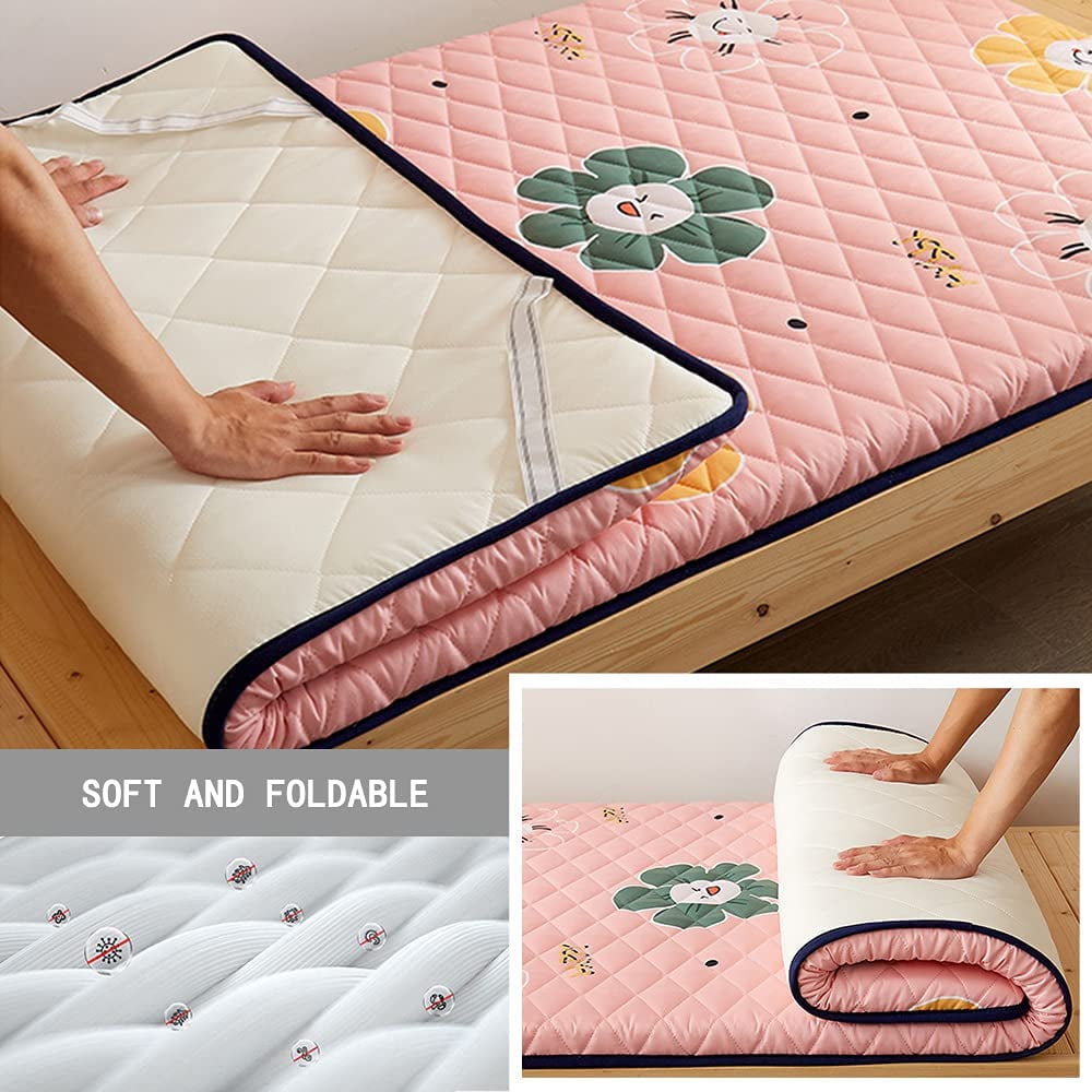 Japanese Futon Mattress Full Size Korean Floor Mattress Japanese Shiki Futon Mattress Foldable Portable Tatami Mat Memory Foam Sleeping Pad for Kids Dormitory F 80x190cm 31 74inch Walmart