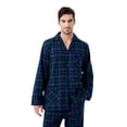 thumbnail image 3 of Kolipajam Couples Matching Pajamas Set 100% Cotton Flannel Pajamas for Couples with Pockets L, 3 of 5