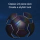 thumbnail image 2 of Fútbol reflectante luminoso Fútbol reflectante luminoso Balón de fútbol luminoso Balón de entrenamiento para actuaciones de juegos normales ANGGREK Otros, 2 of 8