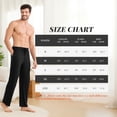 thumbnail image 2 of Vulcanodon Mens Pajama Pants Cotton Lightweight Sleep Lounge Pants PJ Bottoms with Pockets and Button Fly, 2 of 2