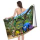 thumbnail image 4 of Junction Jungle Toalla de playa de secado rápido con diseño temático, regalo para mujeres y niñas, ideal para cumpleaños, fans, amantes de la música, uso en la playa o al aire libre, 78 × 150 cm, 4 of 6