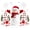 Gray Red, variant on Manfei Snowman Twin Bedding 7pcs Snow Bedding Comforter Set, Blue White, Xmas Reversible