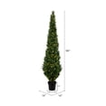 thumbnail image 3 of Vickerman 8' Artificial Potted Green Cedar Tree., 3 of 6