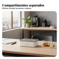 thumbnail image 2 of Abbraccia Lonchera de acero inoxidable 304, bento para estudiantes y oficina, hermética, microondas, tapa incluida, 2 of 6