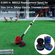 6PC 88512 Dual Trimmer Line Spool for Fits Toro 51480 51480A 51488 14 inch Eletric String Trimmer Edger