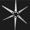thumbnail image 5 of Stainless Steel Blades Cone Feeler Gauge Aperture Ruler Feeler Gauges Set 0-7mm Cone Gauge Depth Measure, 5 of 5