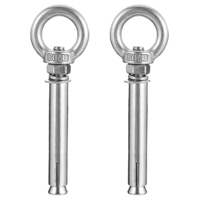 2 Pcs Vis à Œil pour Béton Mural Ancrages d'Expansion pour Béton